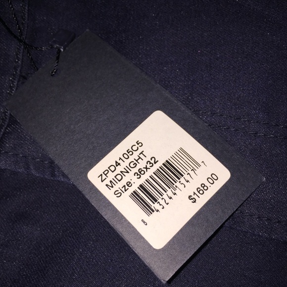 Zachary Prell Men’s Dark Washed Jeans In Midnight - Picture 7 of 9